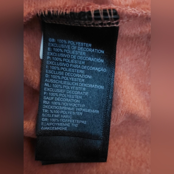 The North Face Womens Light Coral Pink Cinder 100 Full Zip Jacket Size Large - Picture 15 of 15